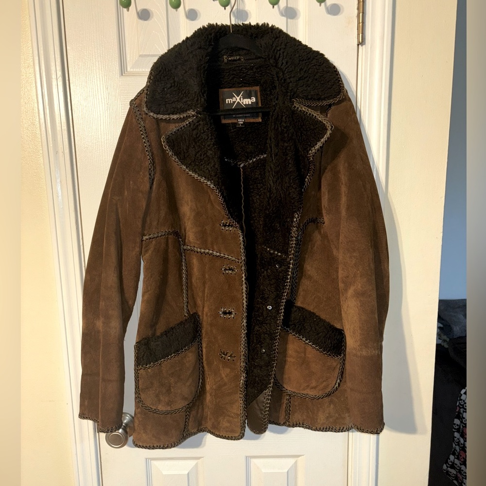 100% leather and suede jacket MENS